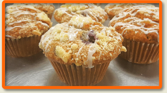 Stevies Diner Fresh Baked Muffins